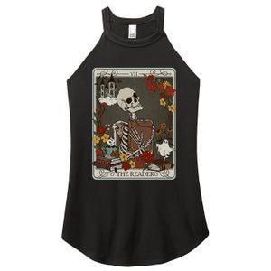 The Reader Tarot Card Bookish Women's Perfect Tri Rocker Tank