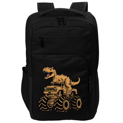 Tyrannosaurus Rex Trex Monster Truck Dinosaur Design Impact Tech Backpack