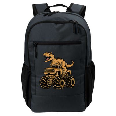 Tyrannosaurus Rex Trex Monster Truck Dinosaur Design Daily Commute Backpack