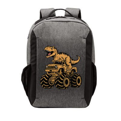 Tyrannosaurus Rex Trex Monster Truck Dinosaur Design Vector Backpack