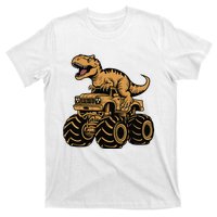 Tyrannosaurus Rex Trex Monster Truck Dinosaur Design T-Shirt