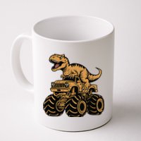 Tyrannosaurus Rex Trex Monster Truck Dinosaur Design Coffee Mug