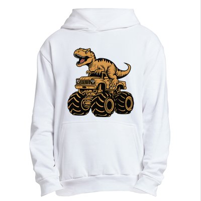 Tyrannosaurus Rex Trex Monster Truck Dinosaur Design Urban Pullover Hoodie