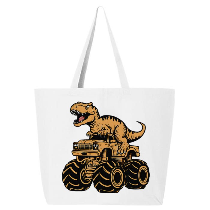 Tyrannosaurus Rex Trex Monster Truck Dinosaur Design 25L Jumbo Tote