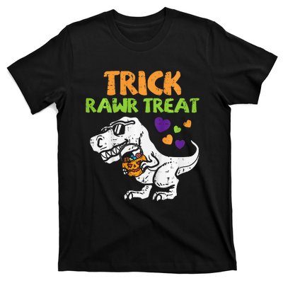 Trick Rawr Treat Dinosaur Trex Halloween T-Shirt