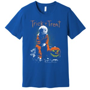 Trick R Treat Sitting Sam Meaningful Gift Premium T-Shirt