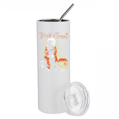 Trick R Treat Sitting Sam Meaningful Gift Stainless Steel Tumbler