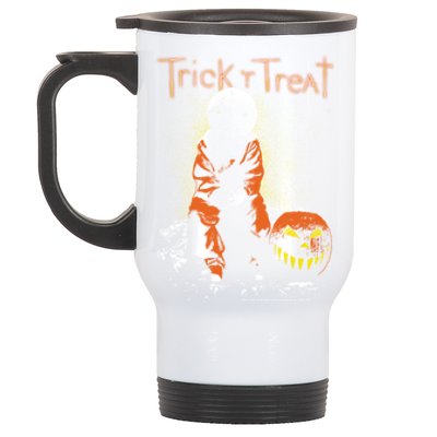 Trick R Treat Sitting Sam Meaningful Gift Stainless Steel Travel Mug