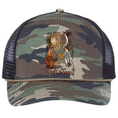 Trick R Treat Sucker Gift Retro Rope Trucker Hat Cap