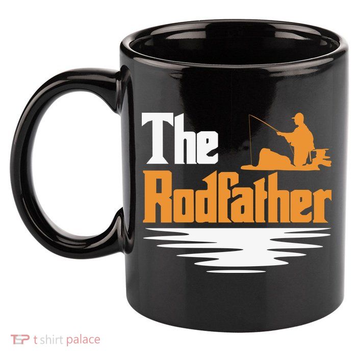 The Rodfather 11oz C Handle Ceramic Mug