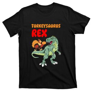 Turkeysaurus Rex Turkey Dino Thanksgiving T-Shirt