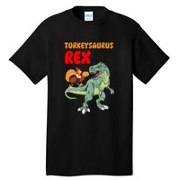 Turkeysaurus Rex Turkey Dino Thanksgiving Tall T-Shirt