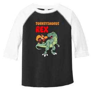 Turkeysaurus Rex Turkey Dino Thanksgiving Toddler Fine Jersey T-Shirt