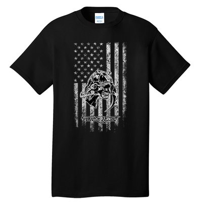 T Rex TRX Truck Car Ram USA Flag Tall T-Shirt