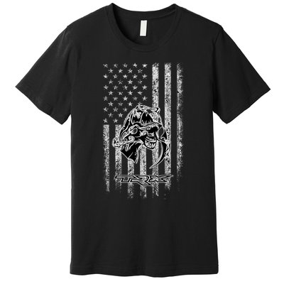 T Rex TRX Truck Car Ram USA Flag Premium T-Shirt