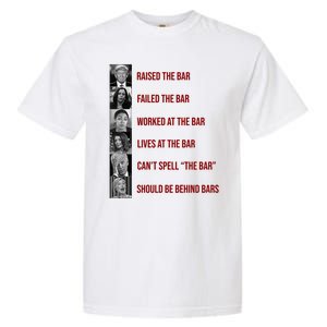 Trump Raised The Bar Biden Can't Spell The Bar Funny Republican Garment-Dyed Heavyweight T-Shirt