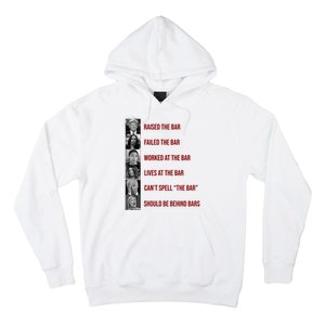 Trump Raised The Bar Biden Can't Spell The Bar Funny Republican Hoodie