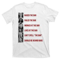 Trump Raised The Bar Biden Can't Spell The Bar Funny Republican T-Shirt