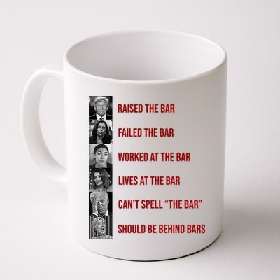 Trump Raised The Bar Biden Can't Spell The Bar Funny Republican Mug
