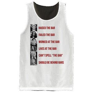 Trump Raised The Bar Biden Can't Spell The Bar Funny Republican Mesh Reversible Basketball Jersey Tank