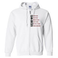 Trump Raised The Bar Biden Can't Spell The Bar Funny Republican Full Zip Hoodie