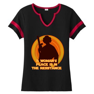 The Resistance Ladies Halftime Notch Neck Tee