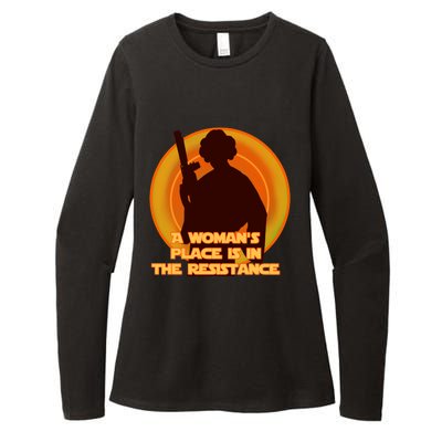 The Resistance Womens CVC Long Sleeve Shirt