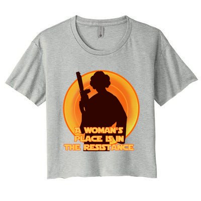 The Resistance Women's Crop Top Tee