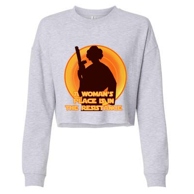 The Resistance Cropped Pullover Crew