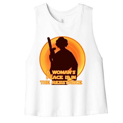 The Resistance Women's Racerback Cropped Tank