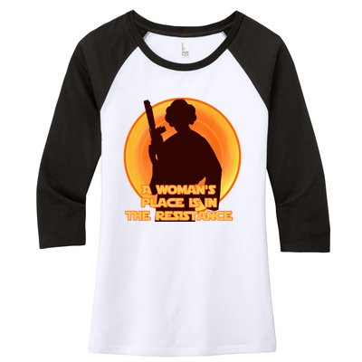 The Resistance Women's Tri-Blend 3/4-Sleeve Raglan Shirt