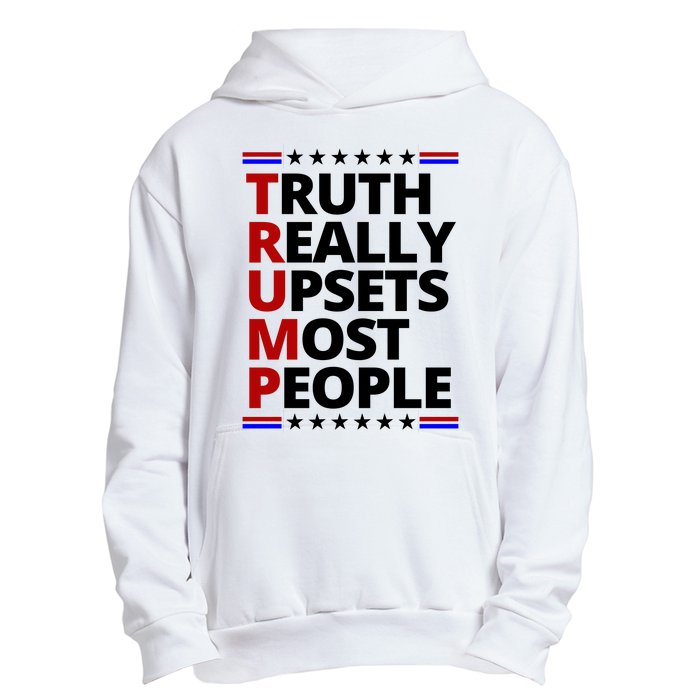 Trump Really Upsets Most People Political Urban Pullover Hoodie