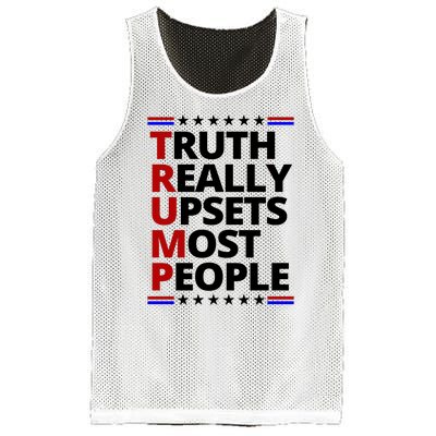 Trump Really Upsets Most People Political Mesh Reversible Basketball Jersey Tank