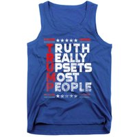 Truth Really Upsets Most People Design Vintage Flag Tank Top