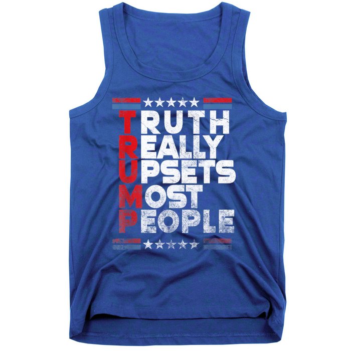 Truth Really Upsets Most People Design Vintage Flag Tank Top