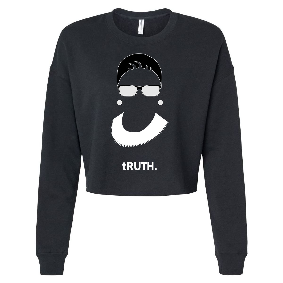 Truth Ruther Bader Ginsburg Rgb Cropped Pullover Crew