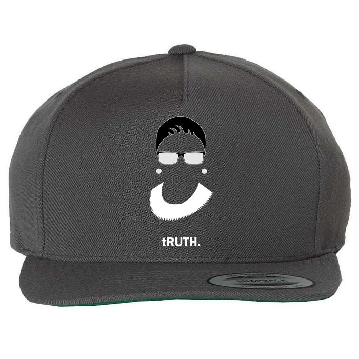 Truth Ruther Bader Ginsburg Rgb Wool Snapback Cap