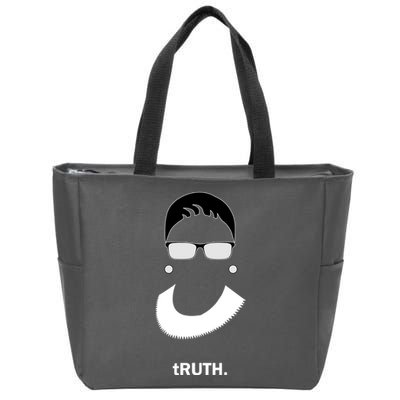 Truth Ruther Bader Ginsburg Rgb Zip Tote Bag