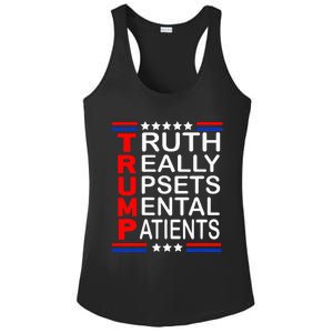 Trump Really Upsets Mental Patients Ladies PosiCharge Competitor Racerback Tank