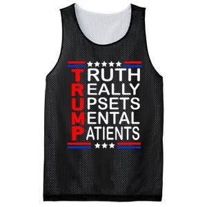 Trump Really Upsets Mental Patients Mesh Reversible Basketball Jersey Tank