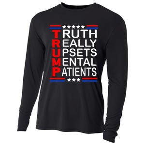 Trump Really Upsets Mental Patients Cooling Performance Long Sleeve Crew