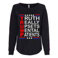 Trump Really Upsets Mental Patients Womens California Wash Sweatshirt