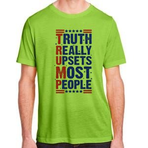 Truth Really Upsets Most People Adult ChromaSoft Performance T-Shirt