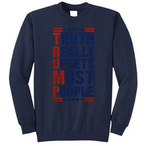 Truth Really Upsets Most People Tall Sweatshirt