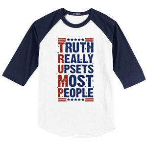 Truth Really Upsets Most People Baseball Sleeve Shirt