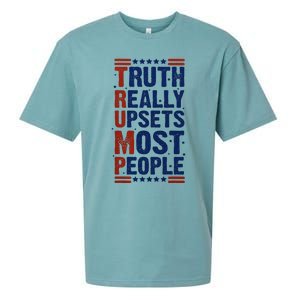 Truth Really Upsets Most People Sueded Cloud Jersey T-Shirt