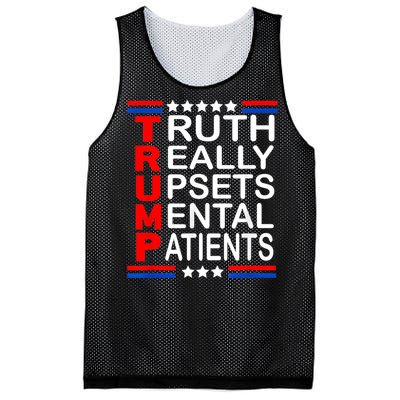 Trump Really Upsets Mental Patients Mesh Reversible Basketball Jersey Tank