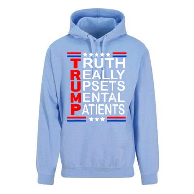 Trump Really Upsets Mental Patients Unisex Surf Hoodie