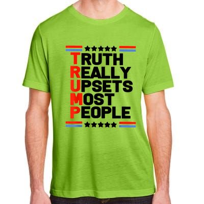 Truth Really Upsets Most People Trump 2024 Adult ChromaSoft Performance T-Shirt