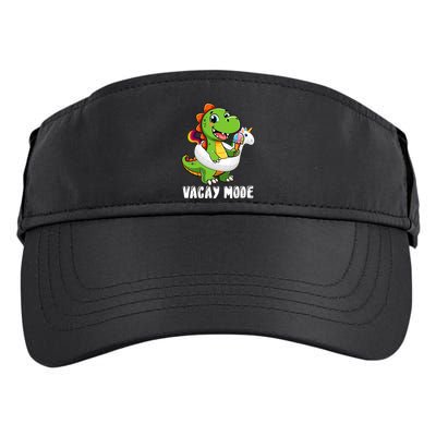 T Rex Unicorn Float Swimming Pool Party Swimmer Vacay Mode Great Gift Adult Drive Performance Visor